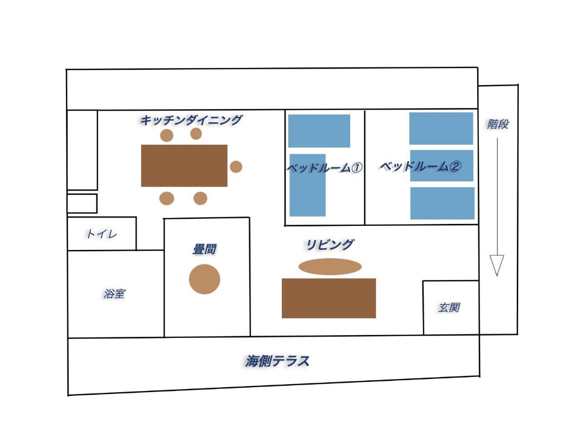バーベキューもできる! 海と浜比嘉大橋を一望できる宿 Henza Eksteriør billede
